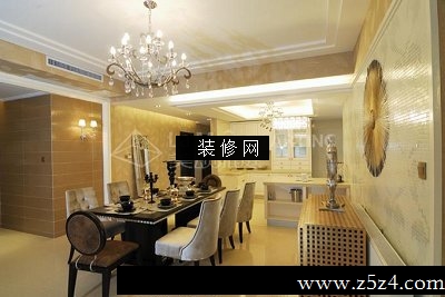 家装样板房—美颂雅庭餐厅装修图片