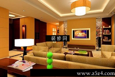 家装图片-客厅装修样板房a06