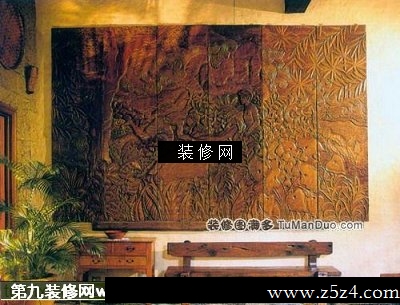 古典风格中式阳台实景图装饰墙