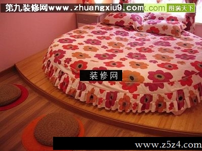 新婚房流行卧室实景图床