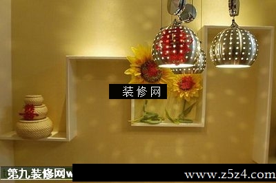 新婚房流行餐厅实景图搁架