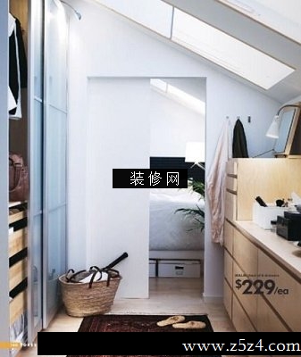 08宜家美国衣帽间储物柜阁楼