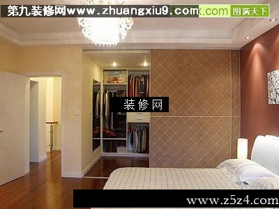 流行衣帽间效果图门窗