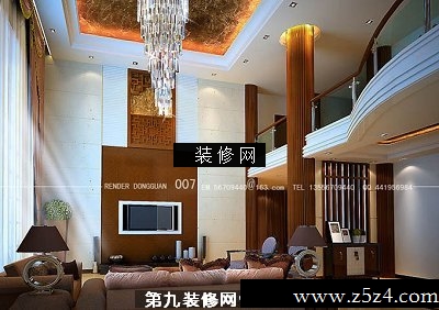 家装效果图-复式楼装修设计092