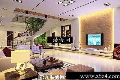 家装效果图-复式楼装修设计096