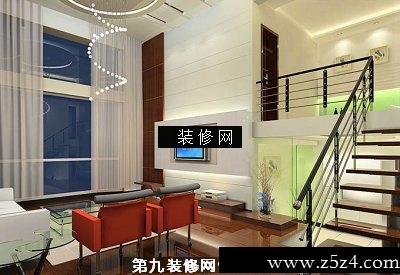 家装效果图-复式楼装修设计100