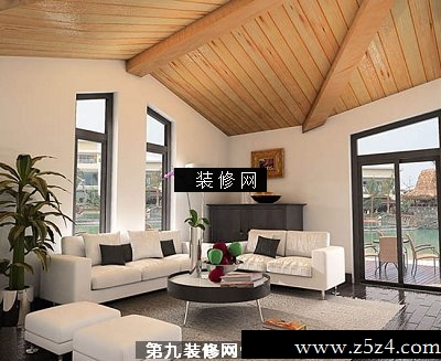 家装设计效果图-复式楼装修图片077