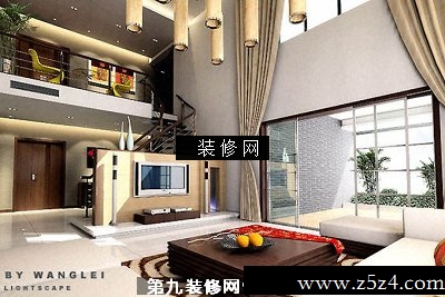家装图片-复式楼装修设计效果图082
