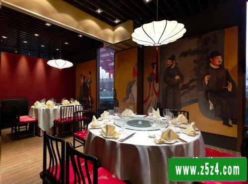 古韵十足 俏江南典雅中式餐厅效果图欣赏2