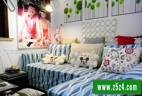温馨婚房5万装修图片 简装浪漫小户型新婚房1